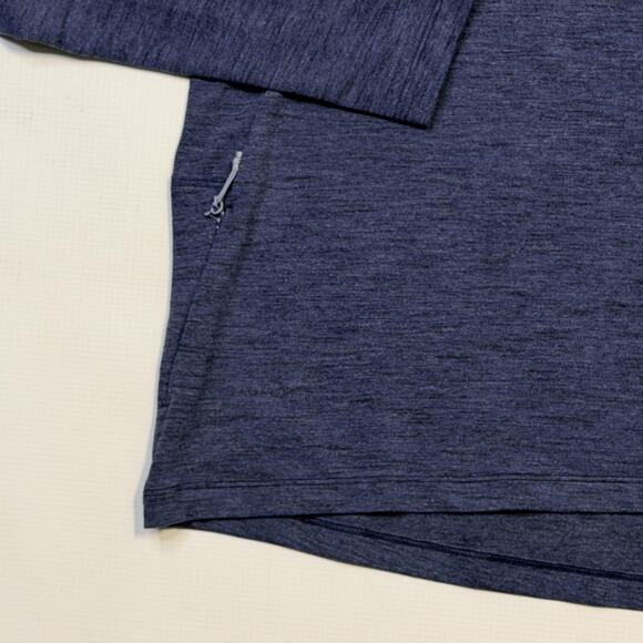 Lululemon Pullover Mens 2XL Blue Surge Warm Half Zip Long Sleeve Athletic Gym - Picture 5 of 12